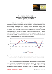 Exportações Brasileiras de Mercadorias no Mercado Mundial e