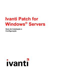 Bem-vindo ao Ivanti Patch for Windows® Servers