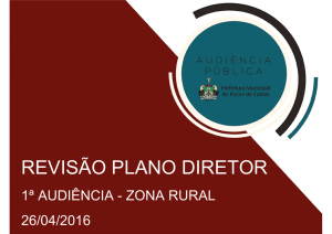 apresentação plano diretor zona rural