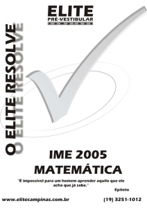 Matemática - ELITE CAMPINAS