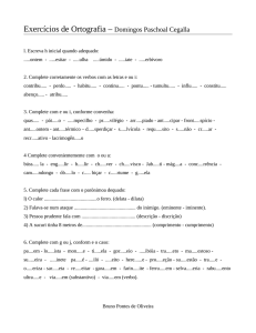 exercicio-ortografia-cegalla - Cursinho Popular de Jandira