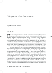 Diálogo entre a filosofia e o cinema