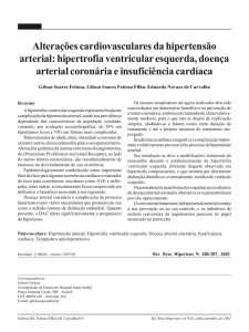 Alterações cardiovasculares da hipertensão arterial: hipertrofia