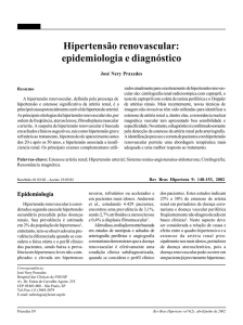 Hipertensão renovascular: epidemiologia e diagnóstico