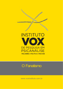 O Fanatismo - Instituto Vox