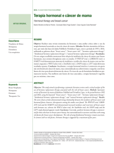 Terapia hormonal e câncer de mama