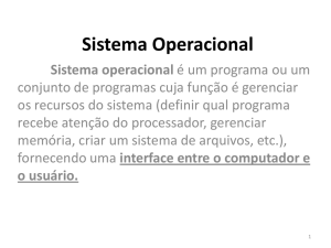 sistema operacional