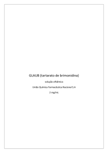 GLAUB (tartarato de brimonidina)