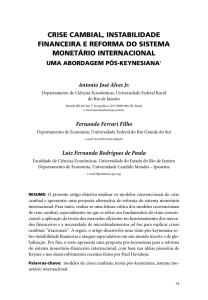 crise cambial, instabilidade financeira e reforma do sistema
