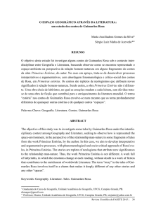 O ESPAÇO GEOGRÁFICO ATRAVÉS DA LITERATURA