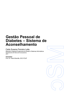 Gestão Pessoal de Diabetes – Sistema de