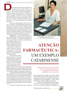 ATENÇÃO FARMACÊUTICA: UM EXEMPLO CATARINENSE