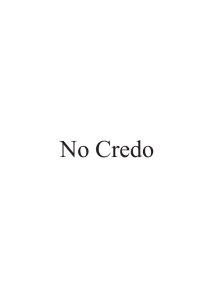 NO CREDO_2014