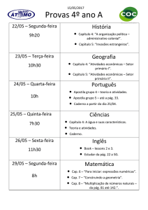 Provas 4º ano A