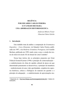 Regência por Eduardo Carlos Pereira e Evanildo Bechara