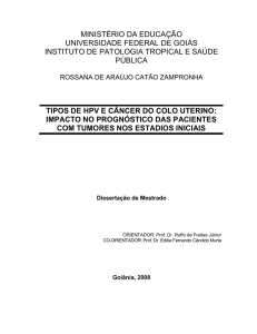 Tipos de HPV e Câncer do Colo Uterino