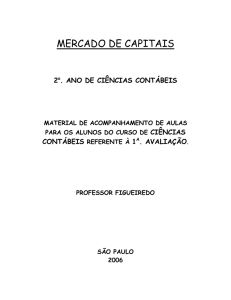 mercado de capitais - Faculdades Integradas Campos Salles