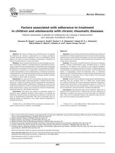 Factors associated with adherence to treatment in children and