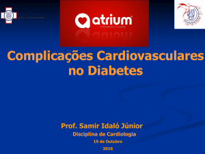 Complicações Cardiovasculares no paciente diabético Dr
