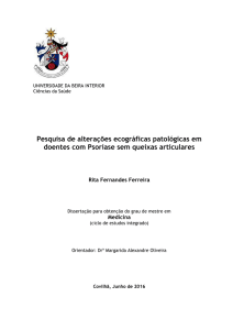 Pesquisa de alterações ecográficas patológicas em doentes com