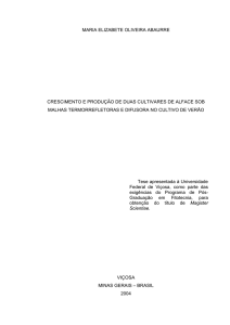 maria elizabete oliveira abaurre crescimento e produção de duas