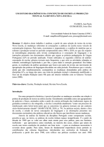 UM ESTUDO DIACRÔNICO DA CONCEPÇÃO DE ESCRITA