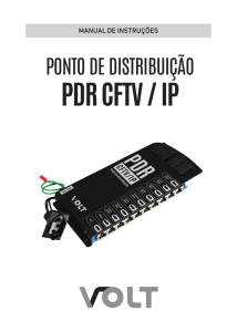 Manual Ponto de Distribuição PDR CFTV copy