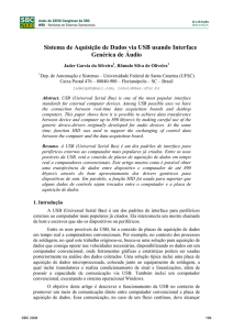 Sistema de Aquisição de Dados via USB usando Interface Genérica