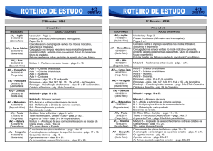 3º Bimestre - 2016 3º Bimestre