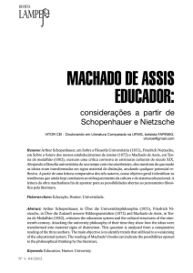 Machado de assis educador