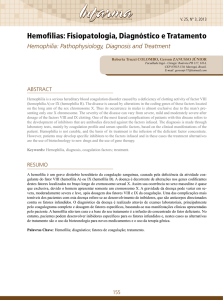 Hemofilias: Fisiopatologia, Diagnóstico e Tratamento