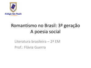 Romantismo no Brasil: 1ª geração