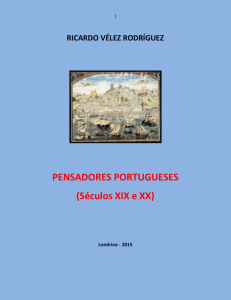 Pensadores Portugueses - Séculos XIX e XX.