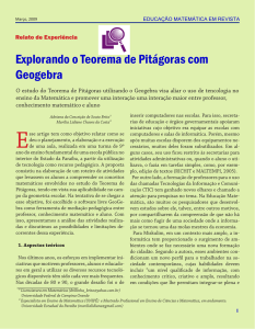 Explorando o Teorema de Pitágoras com Geogebra