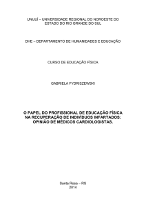 O PAPEL DO PROFISSIONAL DE EDUCAÇÃO FÍSICA NA