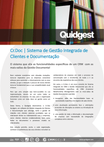 Gestão Integrada de Clientes e Documentação Cr.Doc