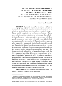 os congressos gerais da república do paraguai de 1841 e 1844 e as