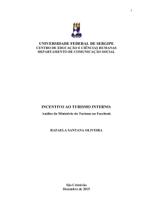 UNIVERSIDADE FEDERAL DE SERGIPE INCENTIVO AO