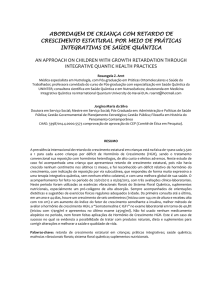 abordagem de criança com retardo de crescimento