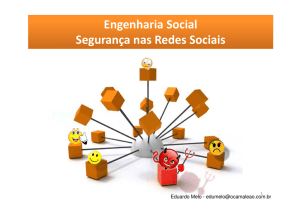 Engenharia Social Segurança nas Redes Sociais