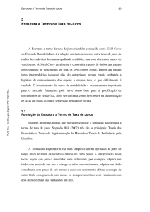 2 Estrutura a Termo de Taxa de Juros - DBD PUC-Rio