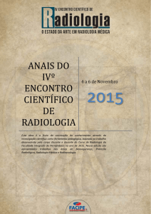 anais do ivº encontro científico de radiologia