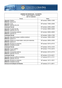 FILOSOFIA 2º ano – Ensino Médio/ 3º Trimestre ASP OF