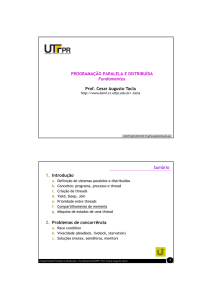 PROGRAMAÇÃO PARALELA E DISTRIBUÍDA - DAINF