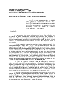 Nota Técnica Nº 02 para VISAS Municipais - Sesapi