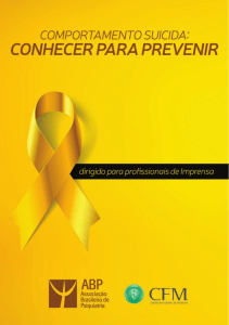 conhecer para prevenir (manual dirigido a profissionais da imprensa)