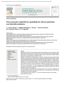 Força muscular respiratória e qualidade de vida em pacientes com