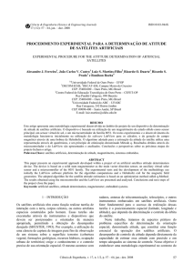 procedimento experimental para a determinação de atitude de