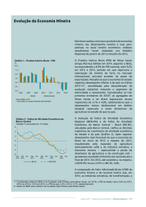 Janeiro/2017 - Evolução da Economia Mineira