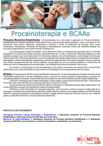 BCAA e Procaína - Linea Dermatologia